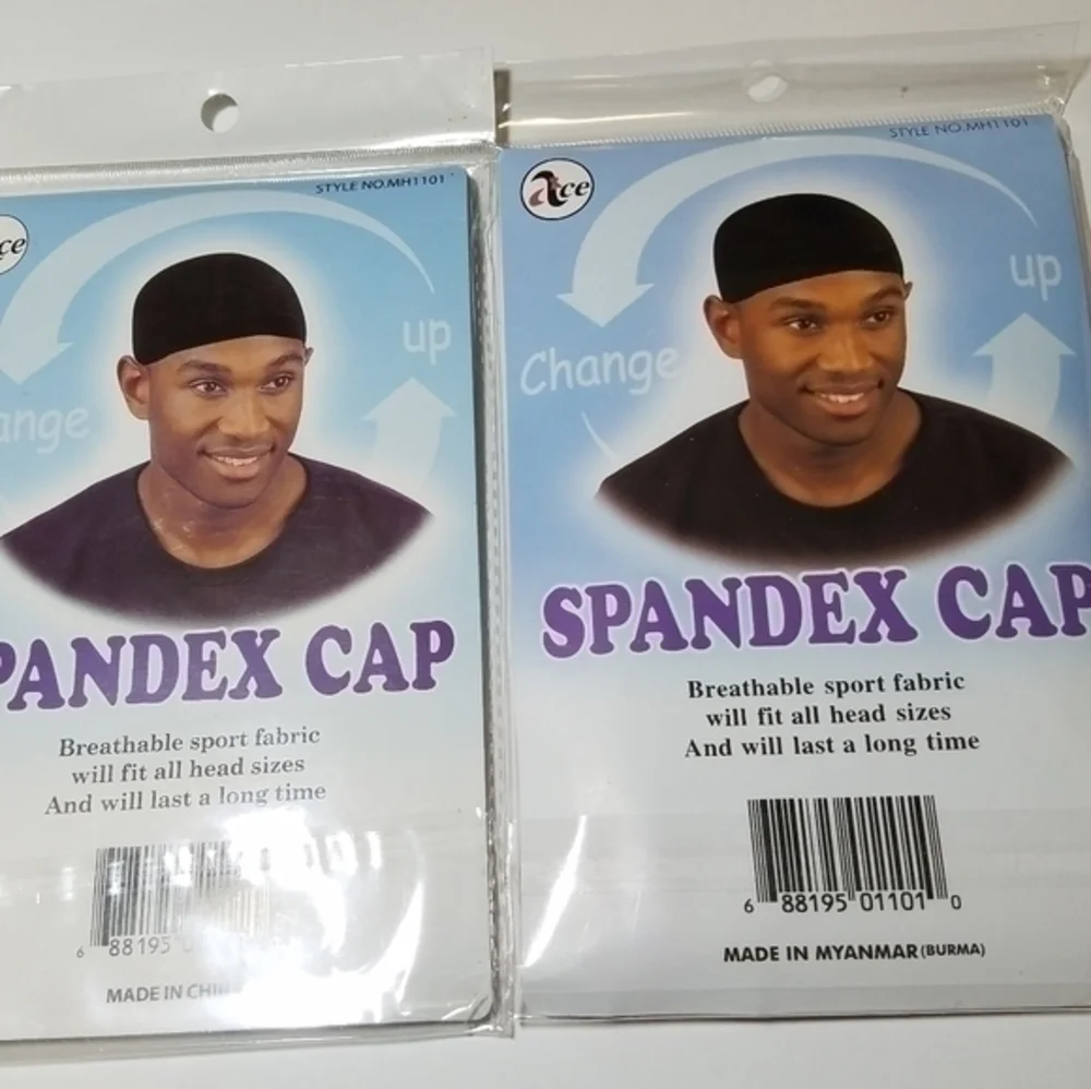Two Colors Spandex Caps Set